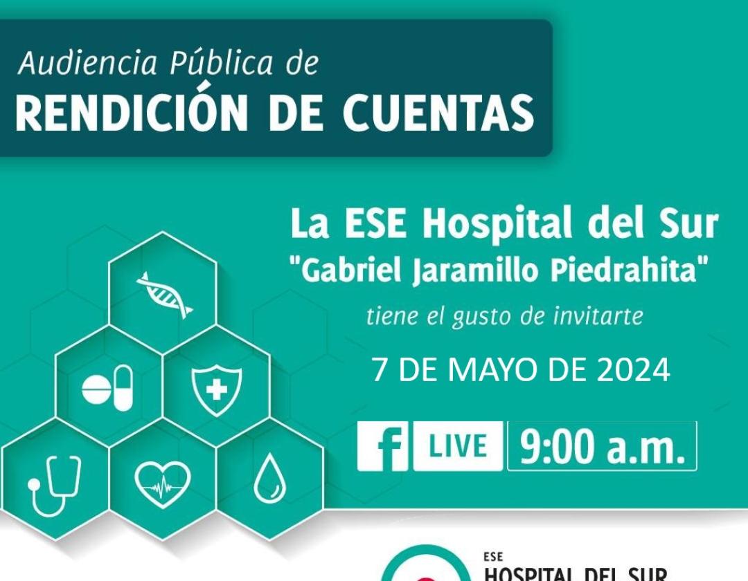 Invitación de rendición de cuentas 2023